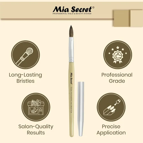 Miniatura 4 de Mia Secret - Cepillo - (Acrílico) Estudio Profesional (8 OR)
