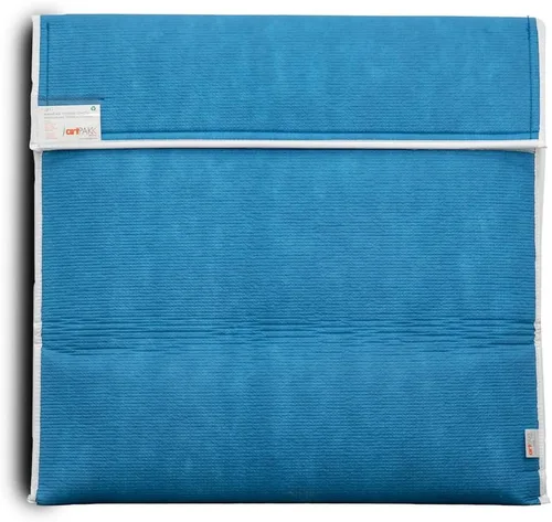 Miniatura 17 de Bolsos de Arte (AP06-44 1/2" x 44 1/2") - Fuertes • Absorbentes de impacto • Reutilizables • No tóxicos • Impermeables • Forro libre de ácidos - Azul