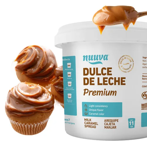 Miniatura 9 de Nuuva Foods Premium Dulce de Leche – Auténtico caramelo cremoso para untar – Perfecto para postres, hornear y untar, caramelo, jarabe de caramelo