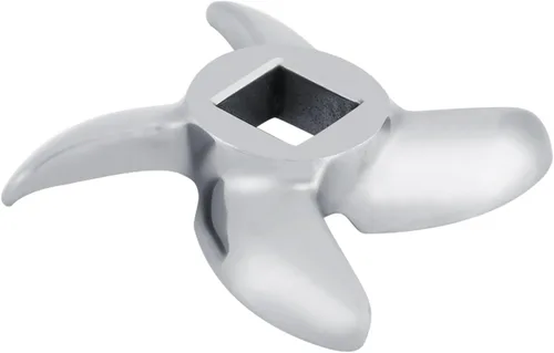 Miniatura 4 de Juego de cuchillas para picar carne (12#, 22#, 32#) discos de molienda de acero inoxidable para batidora de pie, accesorio para hacer salchichas