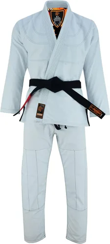 Miniatura 2 de Jaguar Pro Gear En anillo interior de dragón sublimado Pro brasileño Jiu Jitsu BJJ Kimono Gi uniforme unisex Cinturón blanco incluido