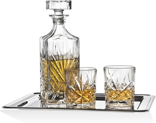 Miniatura 2 de Godinger - Juego de licoreras para Whisky, Transparente