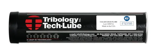 TTL Clear Gold FG-HD - Cartucho de grasa de grado alimenticio de alta temperatura, 14.5 onzas, lubricante sintético NSF H1 para rodamientos, ollas
