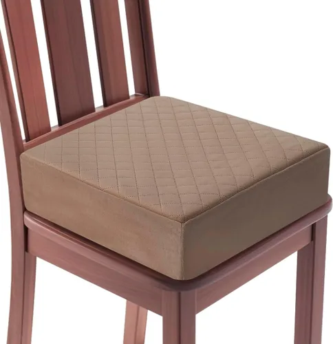 Miniatura 12 de Cojín elevado para adultos, 16 x 16 x 4.5 pulgadas, cojín de asiento de firmeza media para el hogar, oficina, silla de ruedas, automóvil, funda