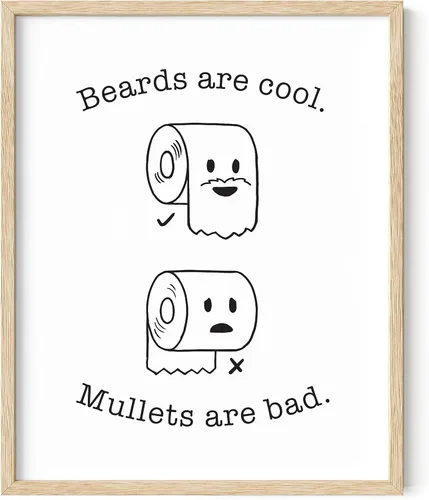 Miniatura 235 de HAUS AND HUES Funny Butts Collage - Póster artístico para decoración de baño, 12 x 16 pulgadas, sin marco