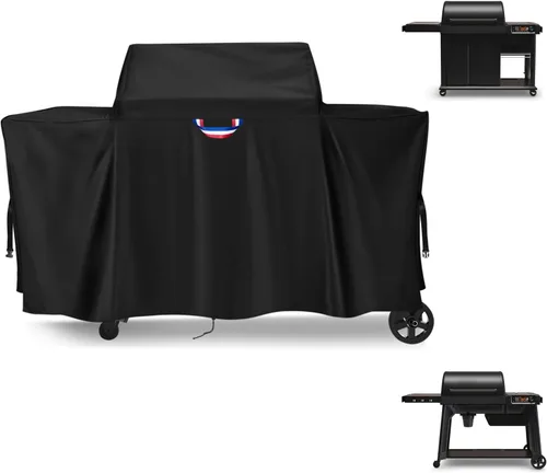 Miniatura 12 de Cubierta de parrilla de 48 pulgadas para parrilla Blackstone, cubiertas impermeables para exteriores para parrilla superior plana, cubierta