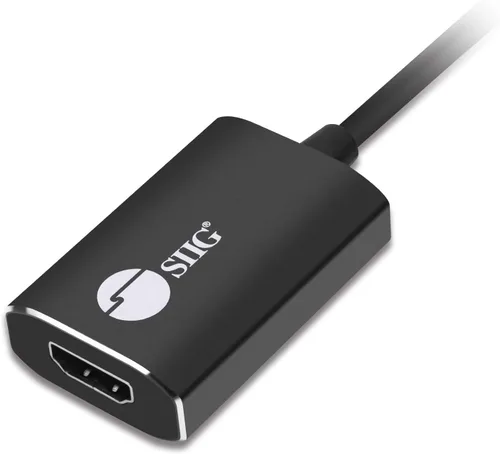 Miniatura 5 de SIIG CB-TC0C12-S1 Adaptador de cable USB tipo C a 4K HDMI - Compatible con Thunderbolt 3 - Convertidor macho a hembra - Diseño de enchufe reversible