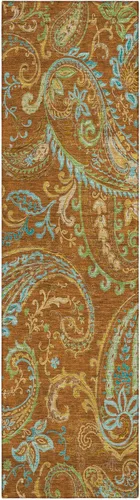 Miniatura 26 de Addison Rugs Chantille ACN533 - Alfombra negra de 8 x 10 pies, resistente a las manchas, lavable a máquina, no se desprende, para dormitorio, sala