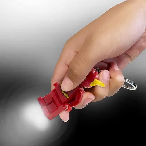 Miniatura 4 de LEGO DC Super Heroes - Llavero de luz – The Flash (KE65H), figura grande de 3 pulgadas de alto, colgante de bolsa, accesorio