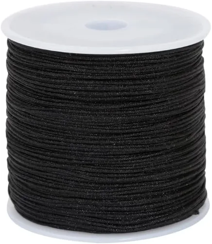 Miniatura 30 de Cordón de nailon de 0.020 in, hilo de ajuste para nudos chinos, collares, joyería, macramé, cuentas, pulseras de 150 yardas (azul)