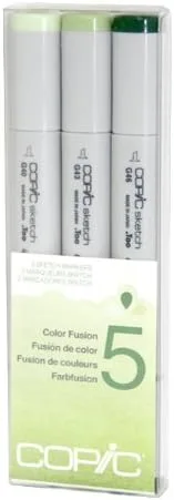 Copic Juego de marcadores de boceto 3 Color Fusion 5