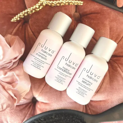Miniatura 2 de Nuuvo Haircare - Juego de trío de viaje, champú y acondicionador sin sulfato + suero para el cabello, 6 onzas, fórmula derivada de plantas