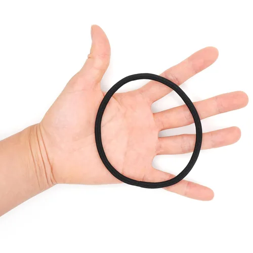 Miniatura 4 de Lazos elásticos extra largos para cabello grueso y rizado, soportes para cola de caballo para mujeres u hombres, sin bandas metálicas, trenzas