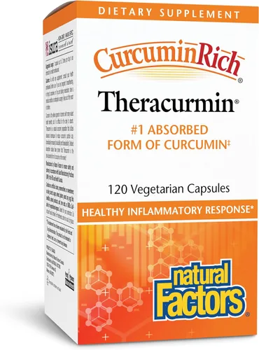 Miniatura 11 de Natural Factors, CurcuminRich Theracurmin, 30 mg, formulado para una absorción superior, 30 unidades (paquete de 1)