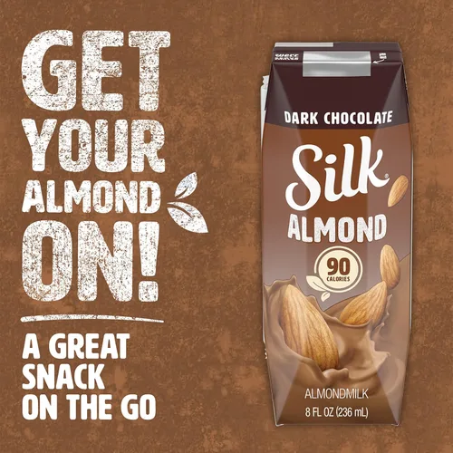 Miniatura 4 de Silk Leche de almendras original orgánica, 8 onzas líquidas (paquete de 18)