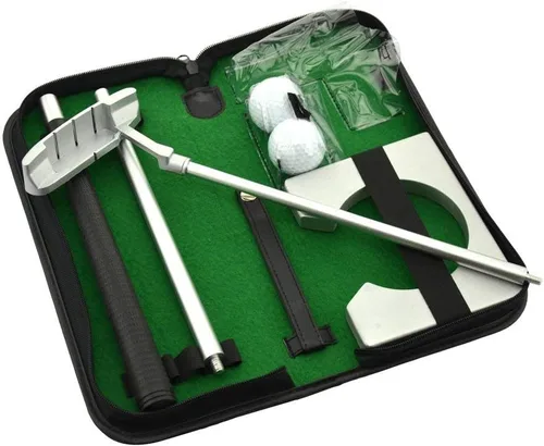 Miniatura 3 de Neon Executive Gift - Kit de Putter de Golf Portátil con Pelota y Copa-Hoyo para Práctica de Golf Interior de Viaje