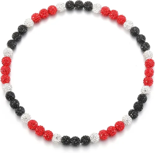 Miniatura 11 de Collar de Cadena de Béisbol con Perlas para Hombres, Regalos de Collar de Béisbol de la Colección Bling Ice para Niños, Collar de Accesorios