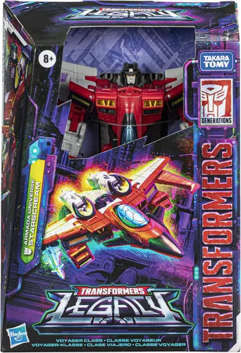 Miniatura 4 de Transformers Toys Generations Legacy Voyager Armada Universe Starscream - Figura de acción para niños de 8 años en adelante, 7 pulgadas