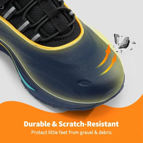 Miniatura 4 de DREAM PAIRS Zapatos deportivos para niños y niñas, para correr, atléticos, protectores, para caminar, serie Durastep para niños pequeños y grandes