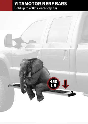 Miniatura 7 de YITAMOTOR Estribos compatibles con Chevy Silverado/GMC Sierra 1500 2019-2026, Silverado/Sierra 2500HD 3500HD 2019-2026 Crew Cab