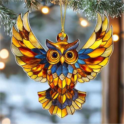 Miniatura 19 de Adorno Colgante Plano 2D de Vidrio Manchado Falso de Tortuga de Acrílico, Adorno de Tortuga Marina, Adornos de Tortuga para Árbol de Navidad, Regalo