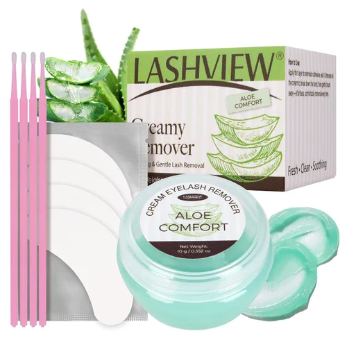 Miniatura 10 de LASHVIEW Crema removedor de extensiones de pestañas, sabor especial a LILIY, removedor de extensiones de pestañas, crema profesional para salón