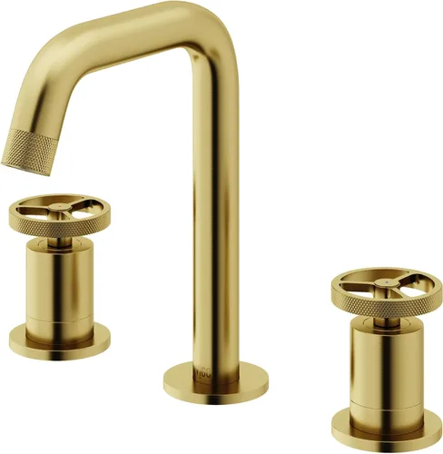Miniatura 11 de VIGO Cass - Grifo de baño de un solo orificio de 8 pulgadas de alto en níquel cepillado VG01046BN