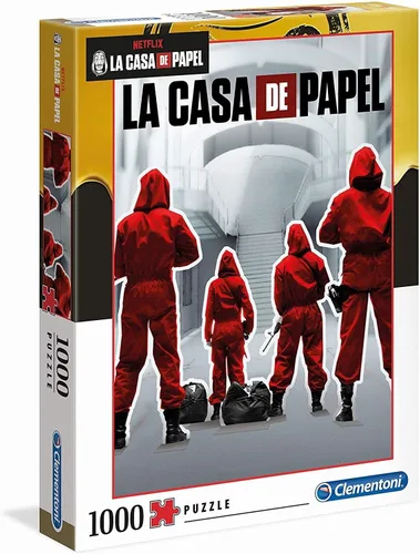 Miniatura 5 de Clementoni - 39527 - Rompecabezas Imposible - La Casa De Papel/Money Heist - 1000 Piezas - Hecho en Italia - Rompecabezas para Adulto - Puzzles