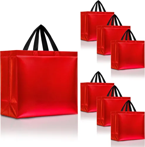 Miniatura 45 de Nush Nush Bolsas de regalo de color azul aguamarina de gran tamaño – Juego de 30 bolsas de regalo azul claro brillante con asas a granel – Bolsa