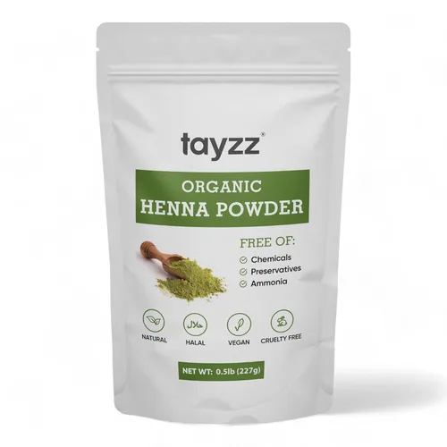 Polvo de henna orgánico 100% natural y puro (Lawsonia Inermis) – Para tinte de cabello/color de cabello – Mejor color rojo – 8 oz (227g)