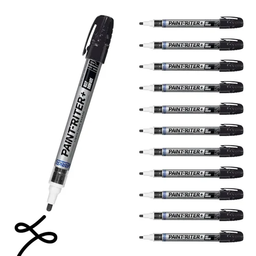 Markal 96963 Paint-Riter+ Marcador de pintura líquida para superficie aceitosa, compatibilidad de superficie versátil, tamaño de marca negrita 1.8