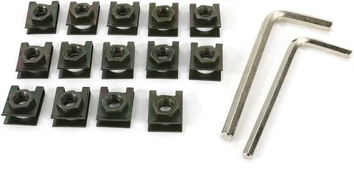 Miniatura 6 de Juego de pernos universales para carenado de motocicleta Fit para serie CRF-R, serie YZ, serie Ninja/ZX, serie GSX/DRZ, tornillos de fijación