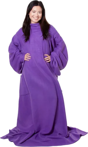 Miniatura 15 de Snuggie Manta original con mangas y bolsillos, acogedora manta de gran tamaño para hombres y mujeres adultos, talla única, 71x54