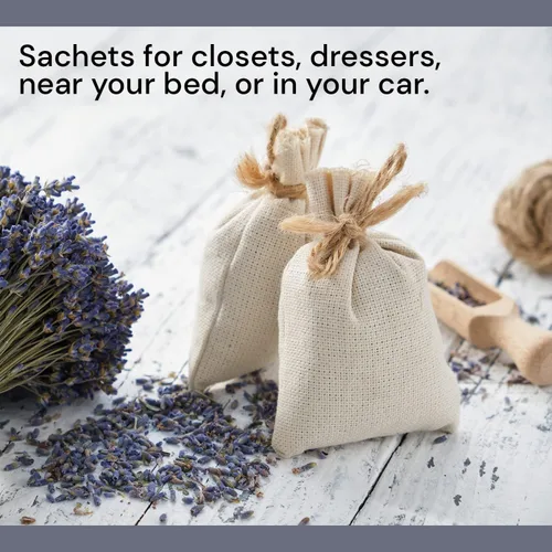 Miniatura 7 de Flores secas de lavanda orgánicas (caja de 5 libras), capullos de lavanda a granel