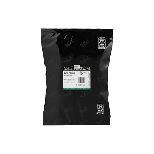 Frontier Co-op Curry en polvo orgánico certificado, 1 libra a granel, mezcla aromática 11 especias indias de cocina para carne, mariscos, tofu