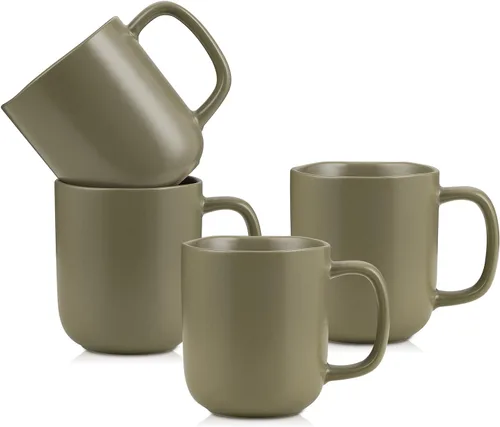 Miniatura 9 de Stone Lain Juego de platos de gres, 4 tazas, Tina - Azul y gris