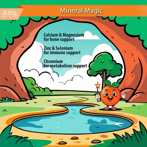 Miniatura 5 de Buried Treasure - Multivitamínico líquido diario para niños, 27 vitaminas y minerales con mezcla de superalimentos, sin azúcar, vegano, sabor