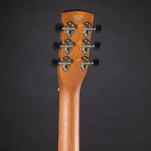 Miniatura 5 de Gretsch G9201 Honey Dipper - Guitarra resonadora de 6 cuerdas con diapasón de latón y diapasón Padauk (diestro, techo de casa con bomba desgastada)