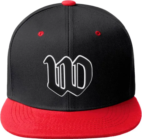 Miniatura 868 de Daxton Gorra clásica con visera de billete plano con letras del alfabeto inglés antiguo de la A a la Z