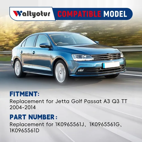 Miniatura 5 de Bomba de agua de refrigeración auxiliar con enchufe de repuesto para Jetta Golf Passat A3 Q3 TT 2004-2014