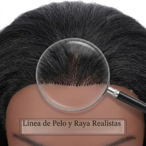 Miniatura 8 de Maniquí de cabello 100% real, de 16 pulgadas, cabeza de entrenamiento, maniquí de cosmetología, para peluquería, práctica, trenzar el cabello