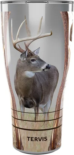 Miniatura 16 de Tervis Deer Trio - Vaso aislado de doble pared hecho en Estados Unidos mantiene las bebidas frías y calientes, 16 onzas, clásico Transparente