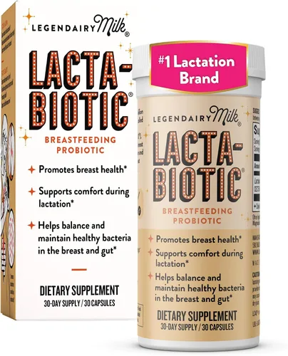 Legendairy Milk Lacta-Biotic - Probiótico para lactancia materna | Suplementos de lactancia | Salud de los senos y el intestino para la salud