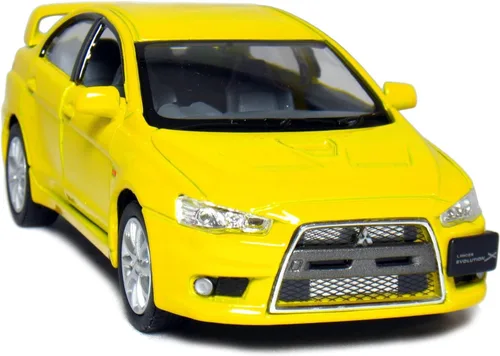 Miniatura 2 de KiNSMART - 2008 Mitsubishi Lancer Evolution X 1:36 Escala 5 "Die Cast Metal Modelo Coche de juguete (4 juegos)