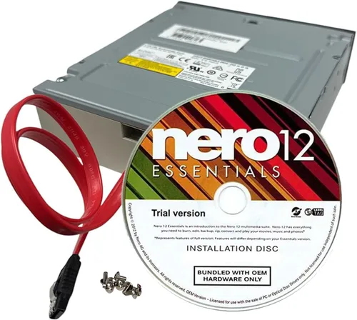 Miniatura 5 de Lite-On - Unidad de grabación de DVD/CD SATA de 24X, unidad óptica de reproducción de DVD de 5.25 pulgadas con Nero 12 Essentials, cable y tornillos