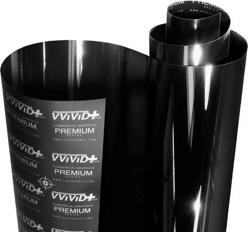 Miniatura 10 de VViViD+ Ultra Gloss Envoltura de vinilo para automóviles prémium (1 x 5 pies, color negro piano brillante)