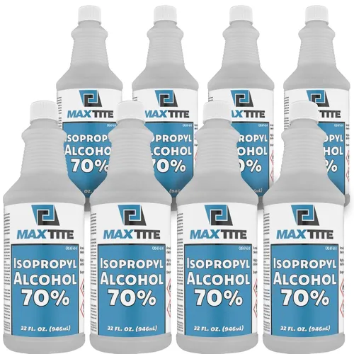 Miniatura 9 de MAXTITE Alcohol isopropílico 70% (1 galón (32oz, 4 paquetes))