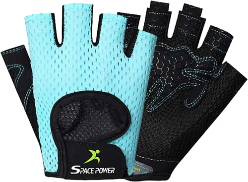 Miniatura 7 de spacepower Guantes de Entrenamiento - Guantes de Gimnasio Ligeros y Transpirables para Ejercicio de Hombres y Mujeres Gris