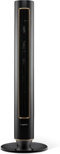 Miniatura 9 de Ventilador de torre Lasko Pinnacle de 40", para el hogar, flujo de aire de 32 pies/s, silencioso de 24dB, oscilación de 90°, ventilador de pie