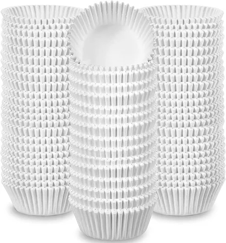 Miniatura 8 de Zonon 1000 unidades de forros para cupcakes para hornear, forros de papel para cupcakes, envolturas de papel para cupcakes a granel, estuches